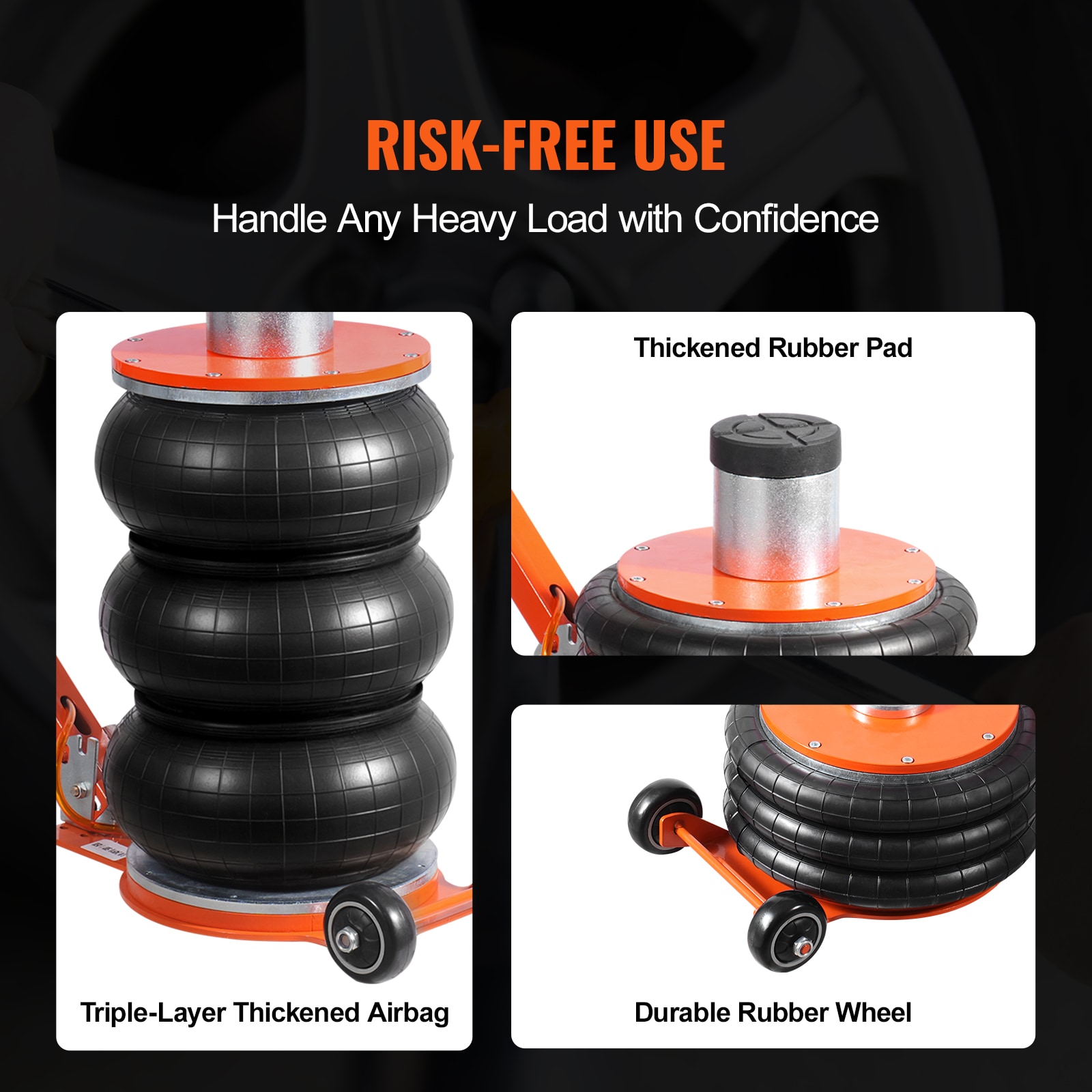 Pneumatic Air Jack 5 Ton Lifting Capacity For Sedans And Cars_voghion.com
